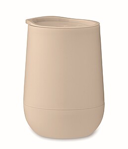 PP Double wall tumbler 300 ml, beige