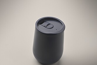 PP Double wall tumbler 300 ml, french navy