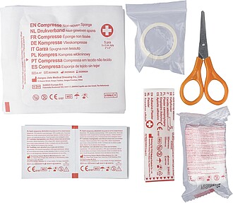 PP first aid set Amina, red