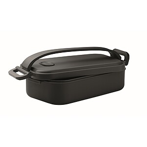 PP lunch box 800ml, black