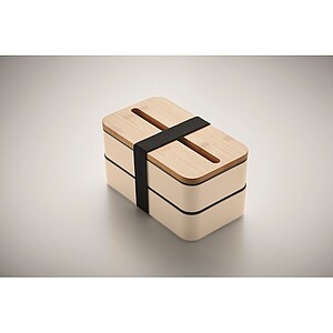 PP lunch box, beige