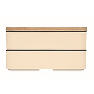PP lunch box, beige
