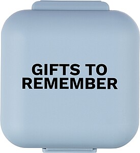 PP pill box, light blue
