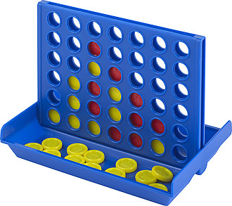 PP plastic 4-in-a-line game