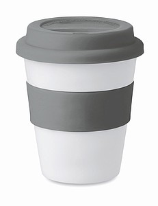 PP tumbler with silicone lid