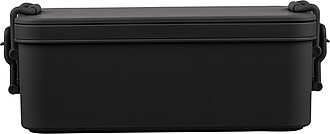 PP two-layer lunchbox Siena, black