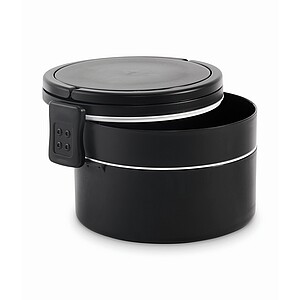 PP two-tier lunch box 950 ml, black