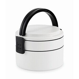 PP two-tier lunch box 950 ml, white