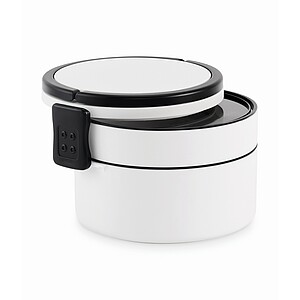 PP two-tier lunch box 950 ml, white