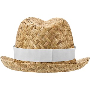 Pricus straw hat, white