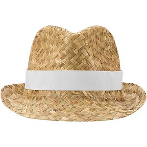 Pricus straw hat, white