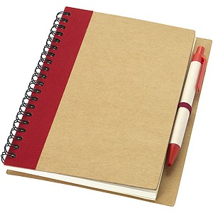 Priestly notebook & BP - red