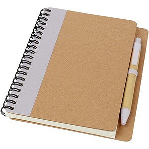 Priestly recycled notebook with pen, lilac