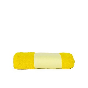Print towel 50 x 100cm, 400 gr/m2 Yellow