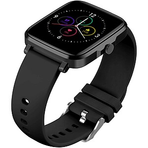 Prixton AT803 activity tracker with thermometer, solid black