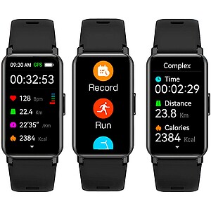 Prixton AT806 multisport smartband with GPS, solid black