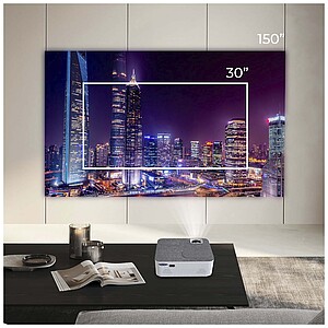 Prixton Lumiere projector, white