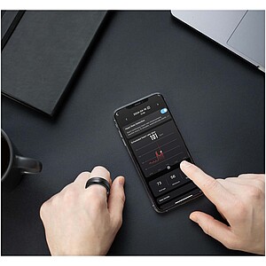 Prixton Orbyt smart ring, black