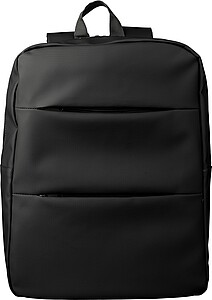 PU 15 inch laptop backpack Felicia, black