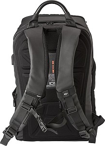 PU (600D) backpack with pockets at the front