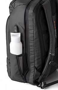 PU (600D) backpack with pockets at the front