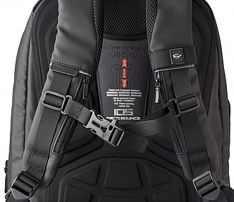 PU (600D) backpack with pockets at the front
