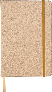 PU covered note book with cork print (A5)