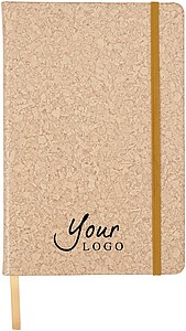 PU covered note book with cork print (A5)