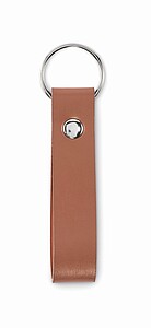 PU loop key ring, brown