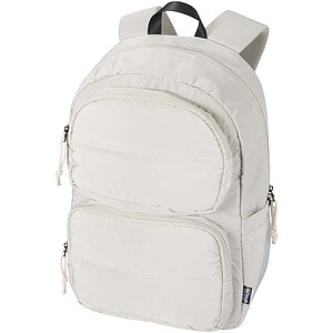 Puffer 15.6" GRS recycled laptop backpack 18L, sandstone
