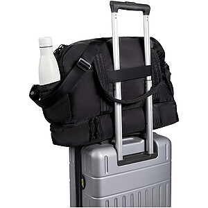 Puffer GRS recycled duffel bag with insulated bottom 30L, black