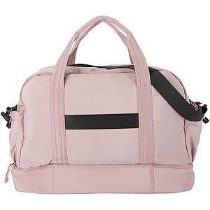 Puffer GRS recycled duffel bag with insulated bottom 30L, dusty pink