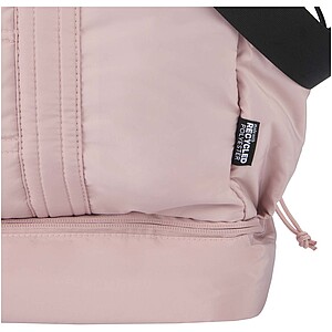 Puffer GRS recycled duffel bag with insulated bottom 30L, dusty pink