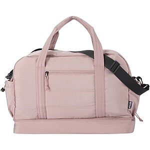 Puffer GRS recycled duffel bag with insulated bottom 30L, dusty pink