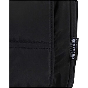 Puffer GRS recycled hangable toiletry bag 8L, black
