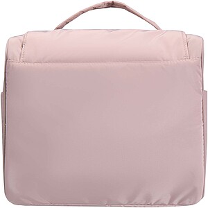 Puffer GRS recycled hangable toiletry bag 8L, dusty pink
