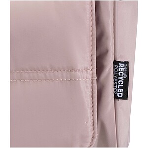 Puffer GRS recycled hangable toiletry bag 8L, dusty pink