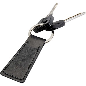 Puky recycled plastic keychain, solid black