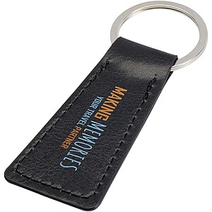 Puky recycled plastic keychain, solid black