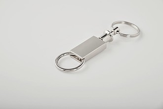 Pull apart split key ring