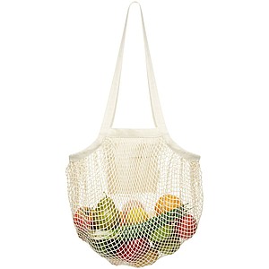 Pune 100 g/m2 GOTS organic mesh cotton tote bag