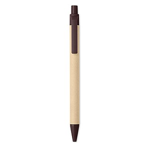 Push ball pen coffee husk/ABS