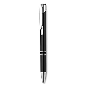 Push button pen with black in