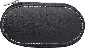 PVC pouch with metal manicure set