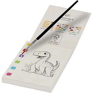 Quell colouring book and water brush pen set