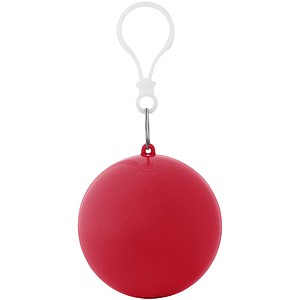 Rain poncho - red