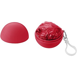 Rain poncho - red