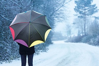 Rainbow umbrella