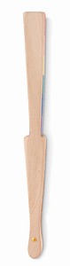 Rainbow wooden hand fan