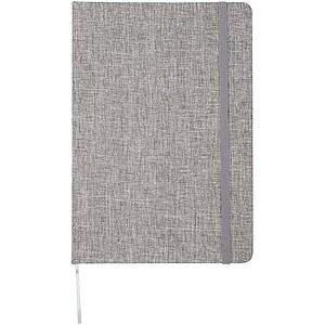 Ramona A5 cotton notebook, grey
